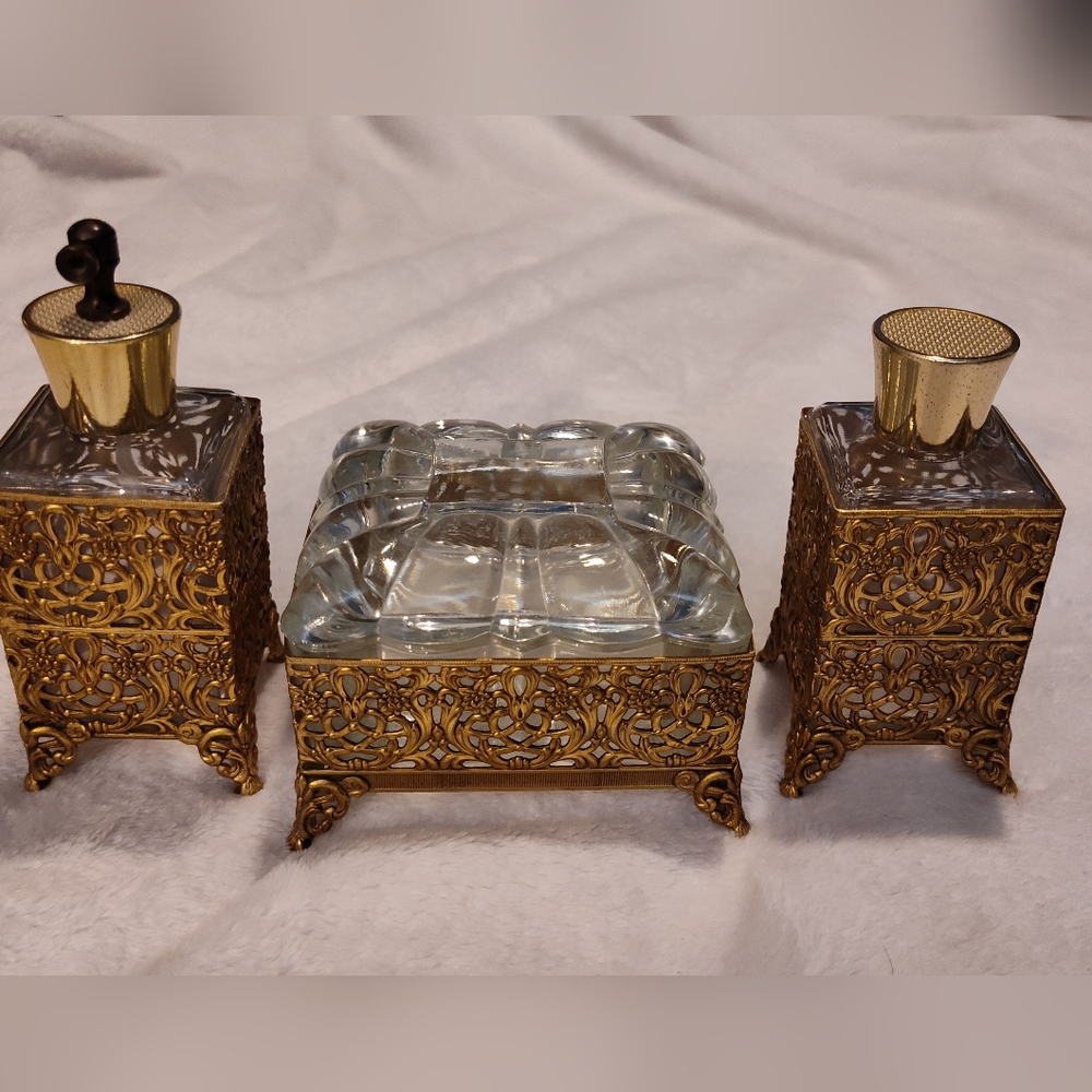 Vintage Vanity Set (3pcs)